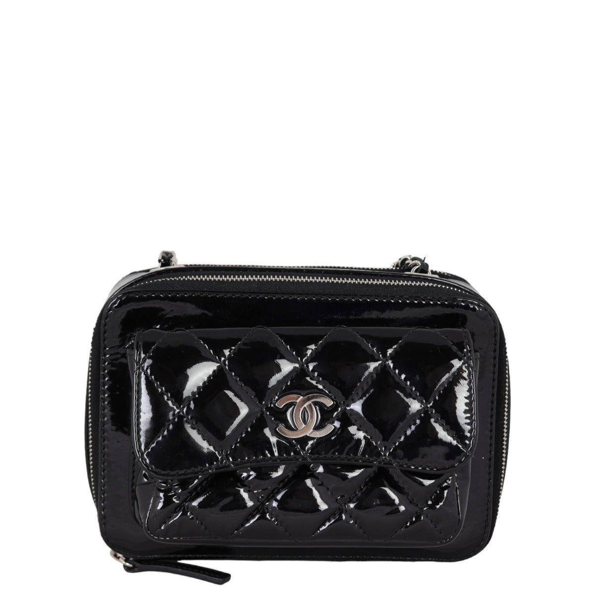 Chanel Pocket Box Camera Bag Black Mini Mini Bag