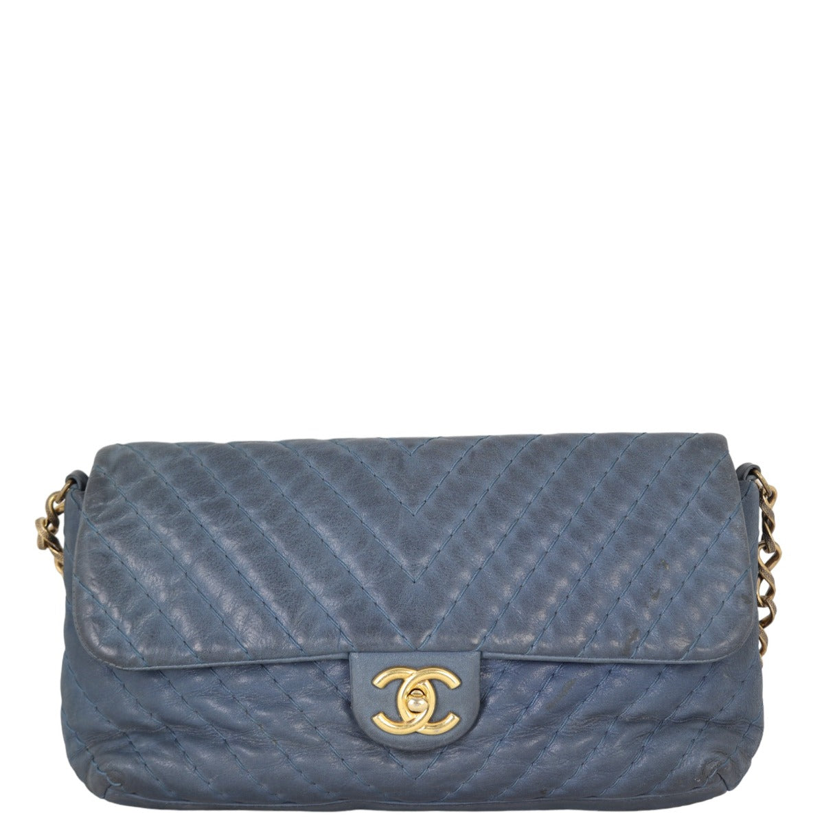 Chanel Paris-Byzance Surpique Chevron Bag Flap Handbag