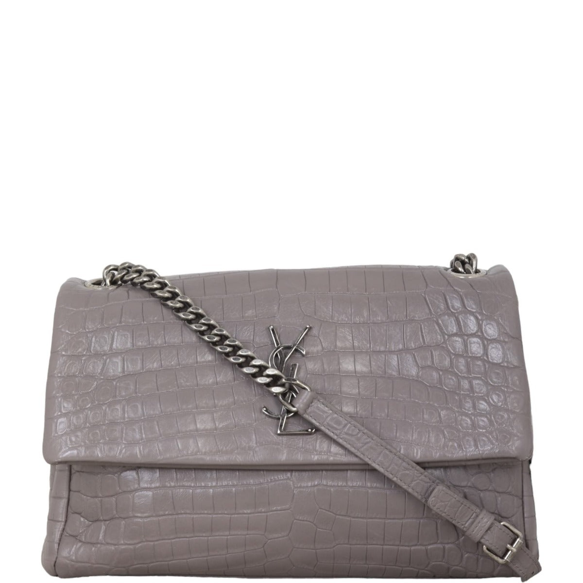 YSL Saint Laurent West Hollywood Croc Embossed Travel Bag Medium Embossed Medium28062024