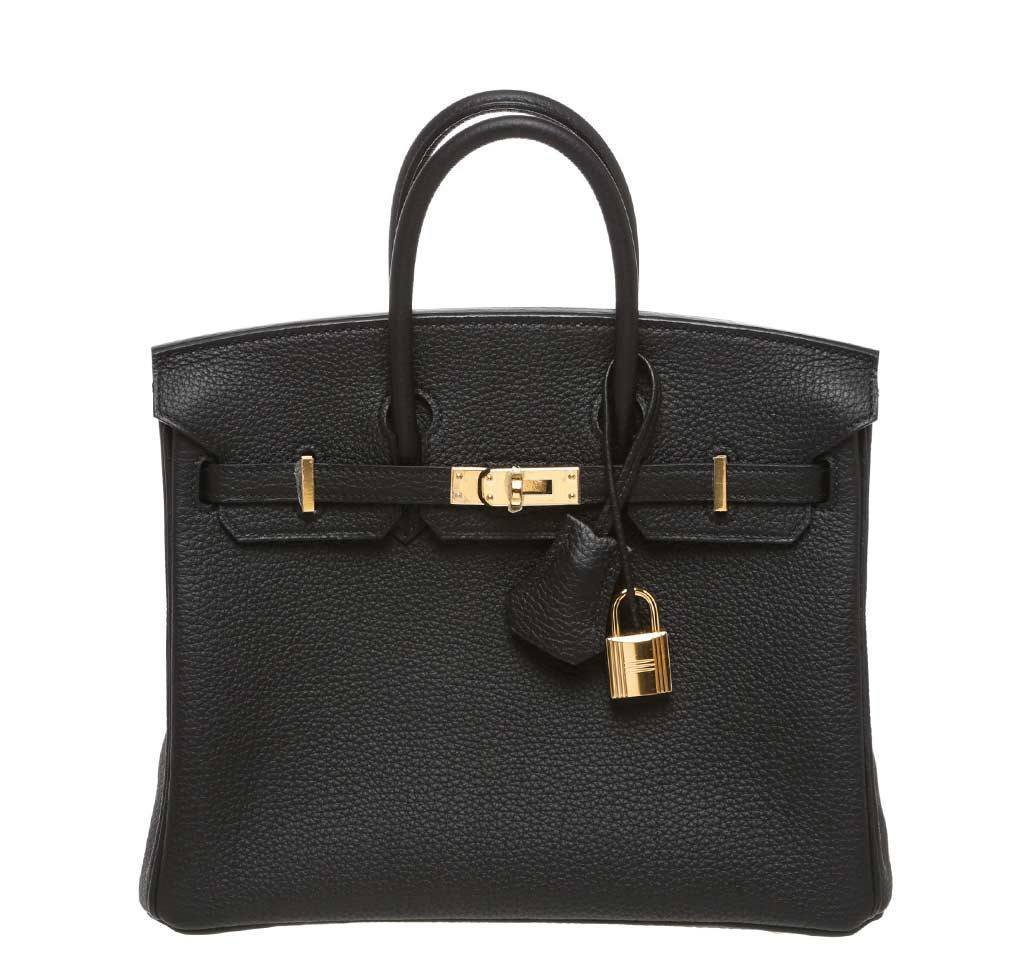 Hermes Birkin Togo Bag Black Travel Bag