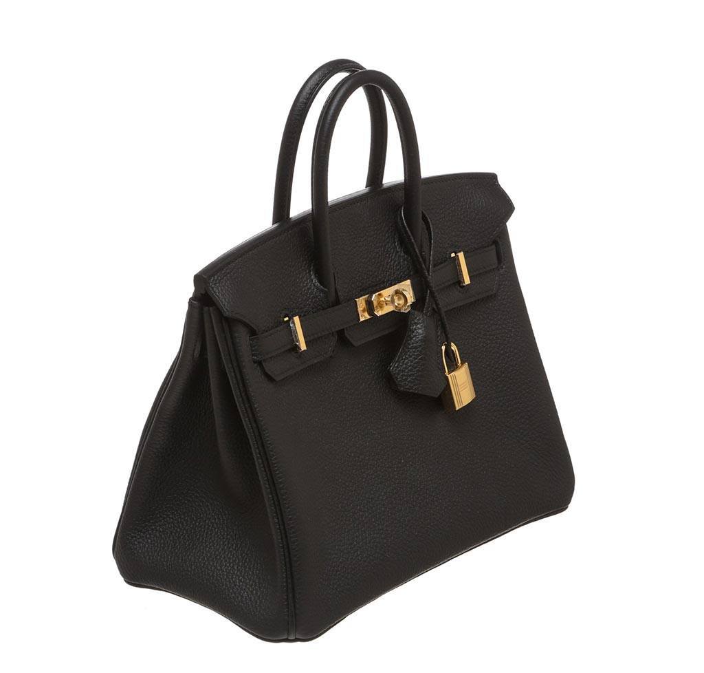 Hermes Birkin Togo Bag Black Travel Bag