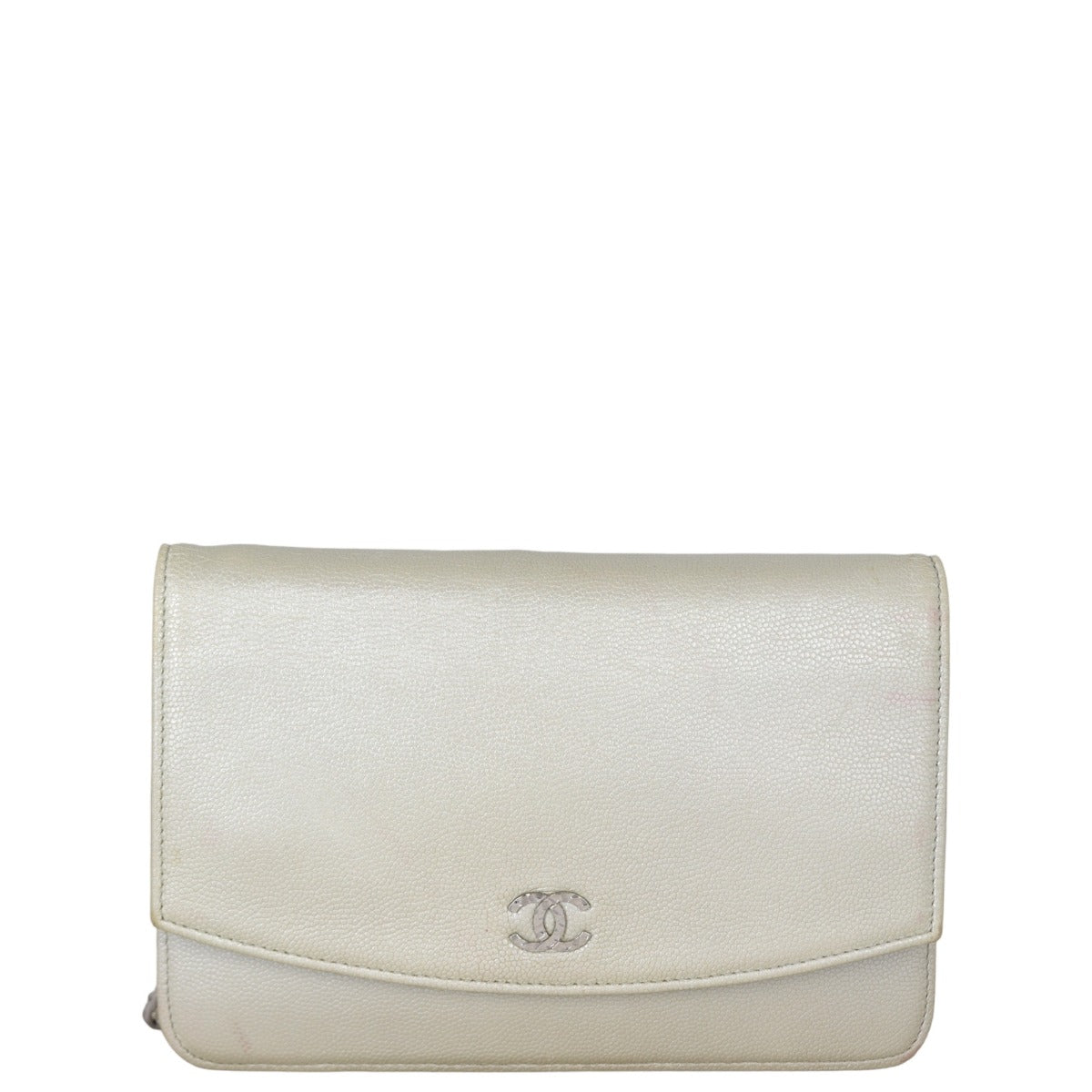 Chanel Sevruga Wallet on Handbag Chain