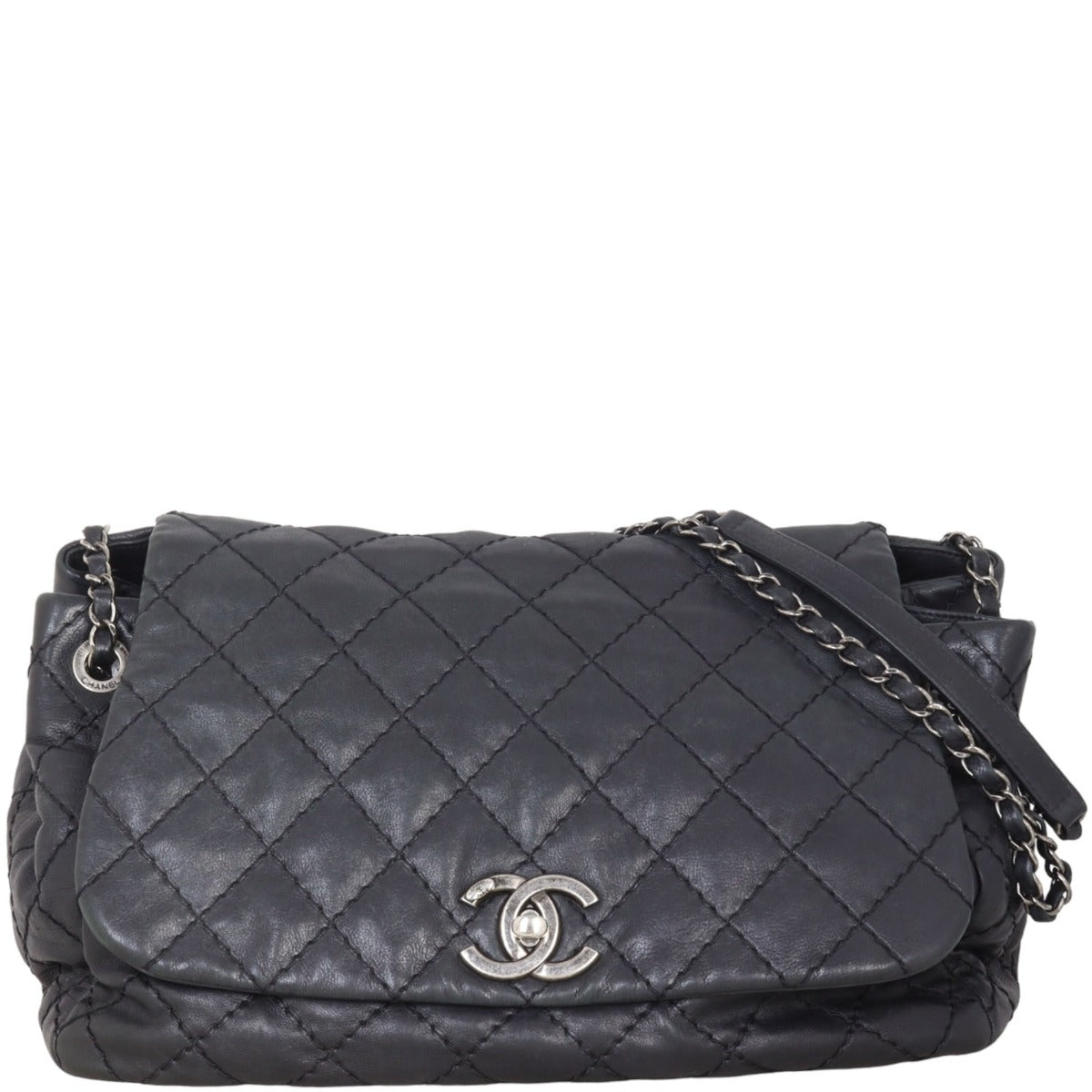 Chanel Wild Stitch Accordion Bag Flap Handbag