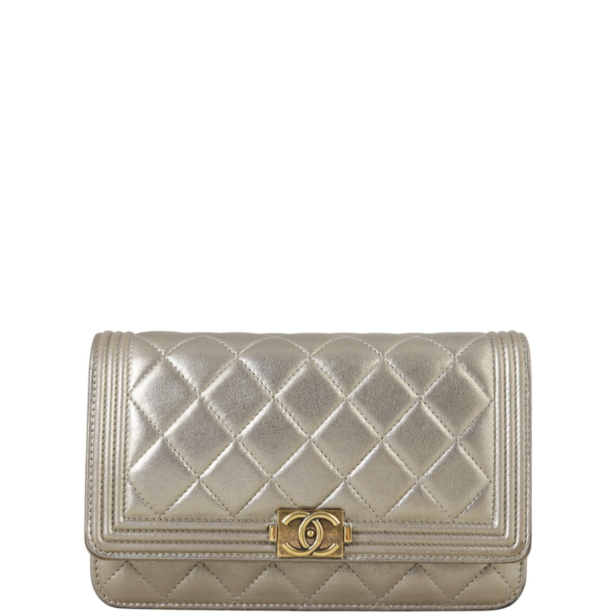 Chanel Boy Wallet on Handbag Quilted Chain Crossbody Bag Chain 18112024