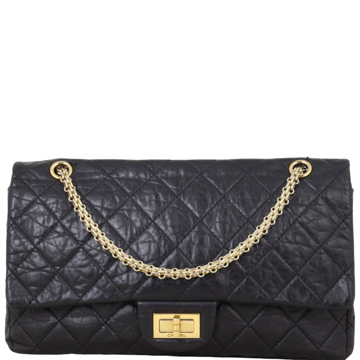 Chanel 2.55 Reissue 227 Double Bag 16 Series Flap Handbag