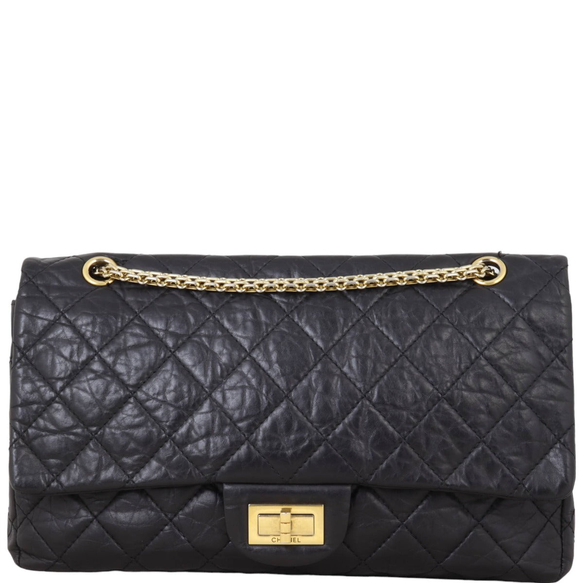 Chanel 2.55 Reissue 227 Double Bag 16 Series Flap Handbag