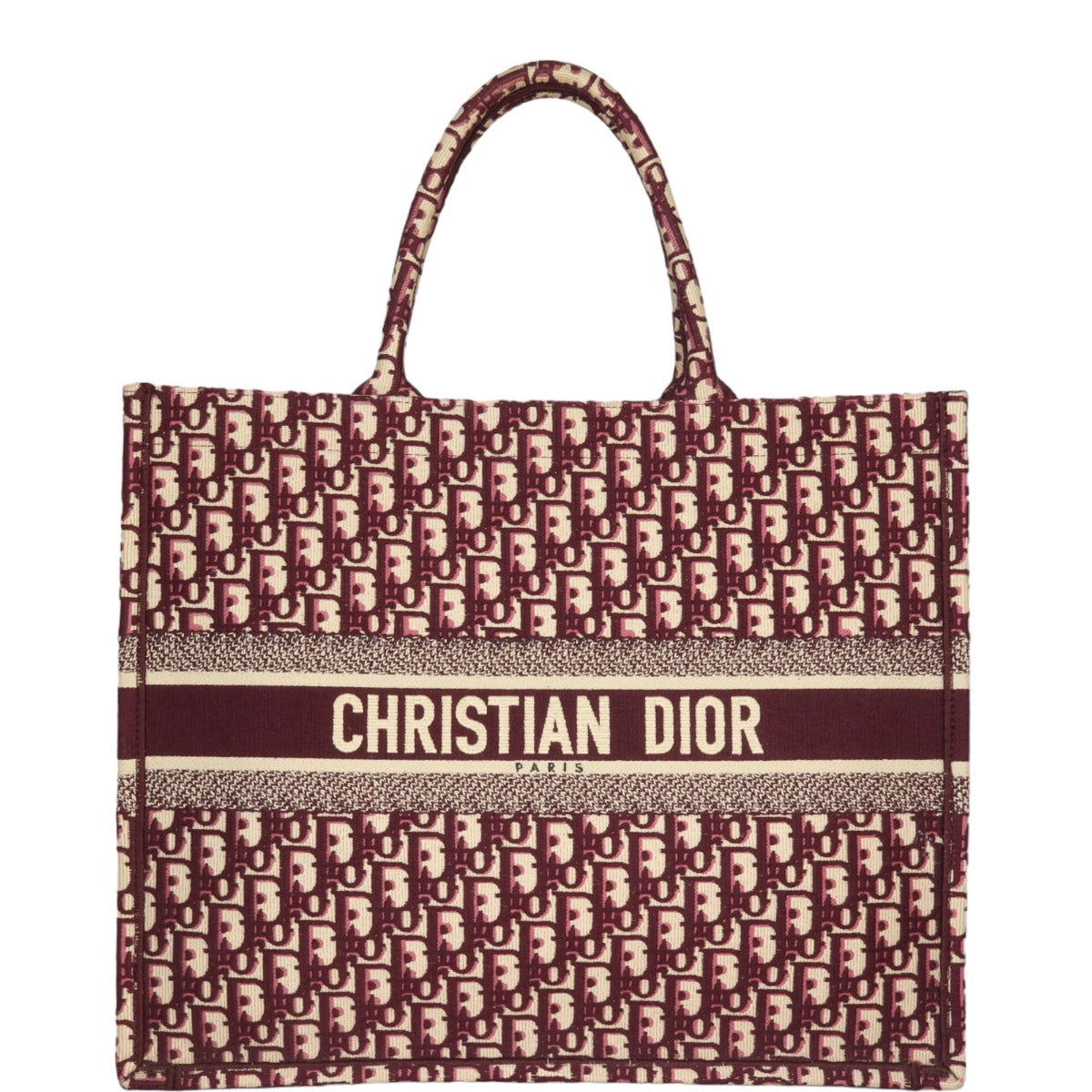 Dior Tote Bag Oblique Book Tote 2 Canvas Large