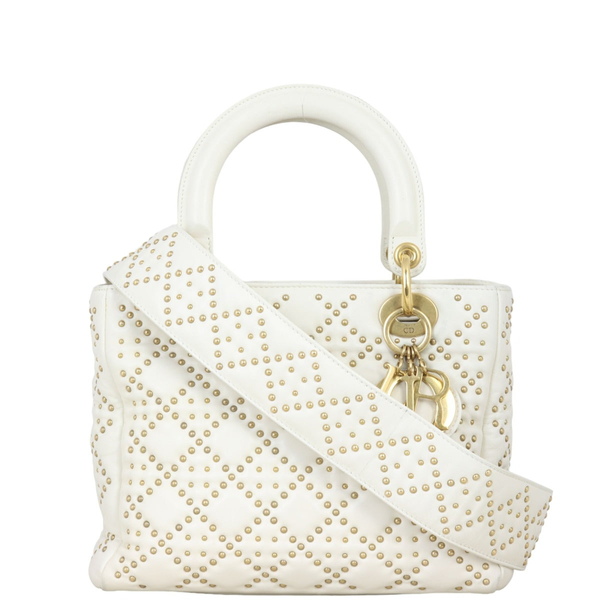 Dior Crossbody Bag Lady Soft Studded Medium Shoulder Bag
