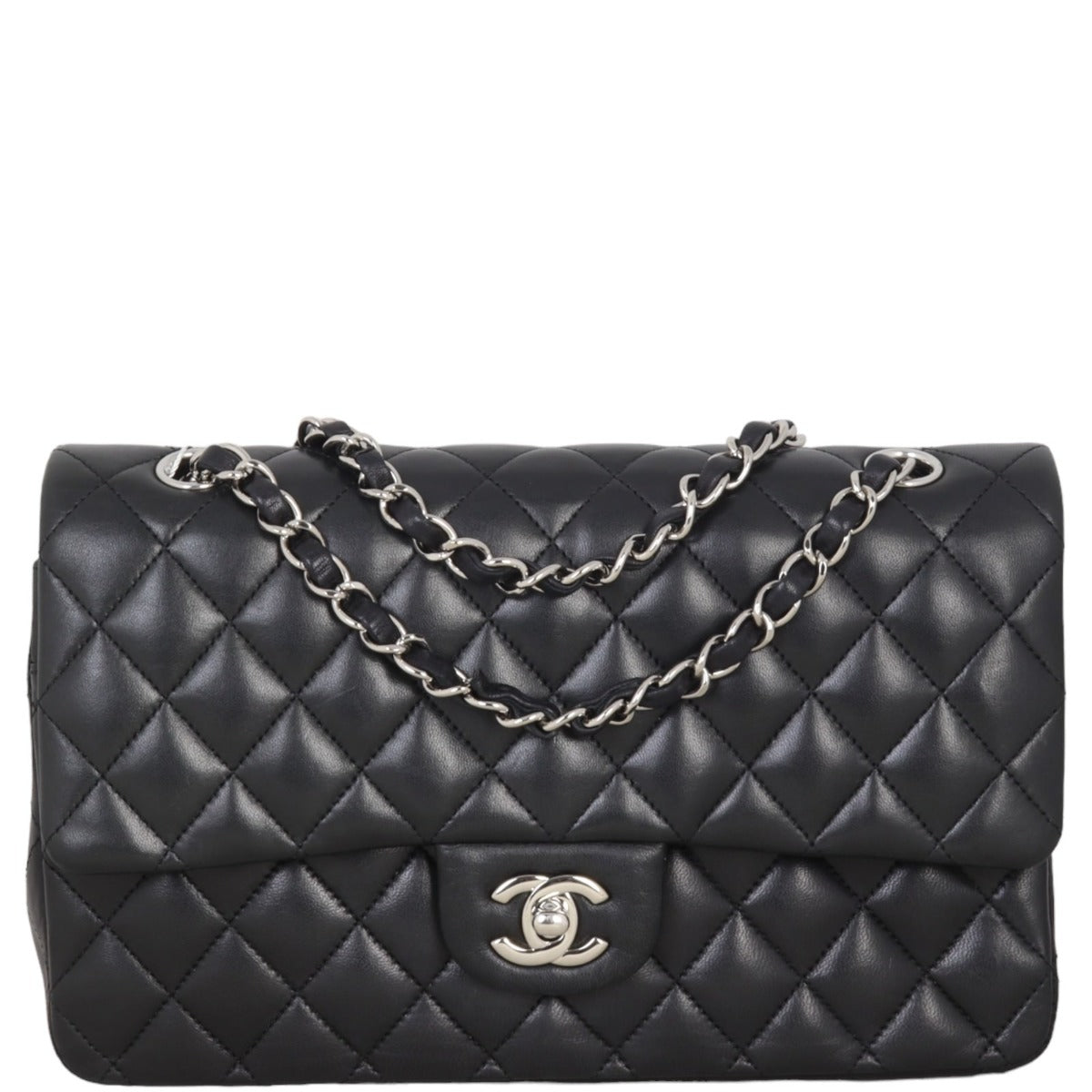 Chanel Classic Double Handbag Black Medium Flap Medium03072024