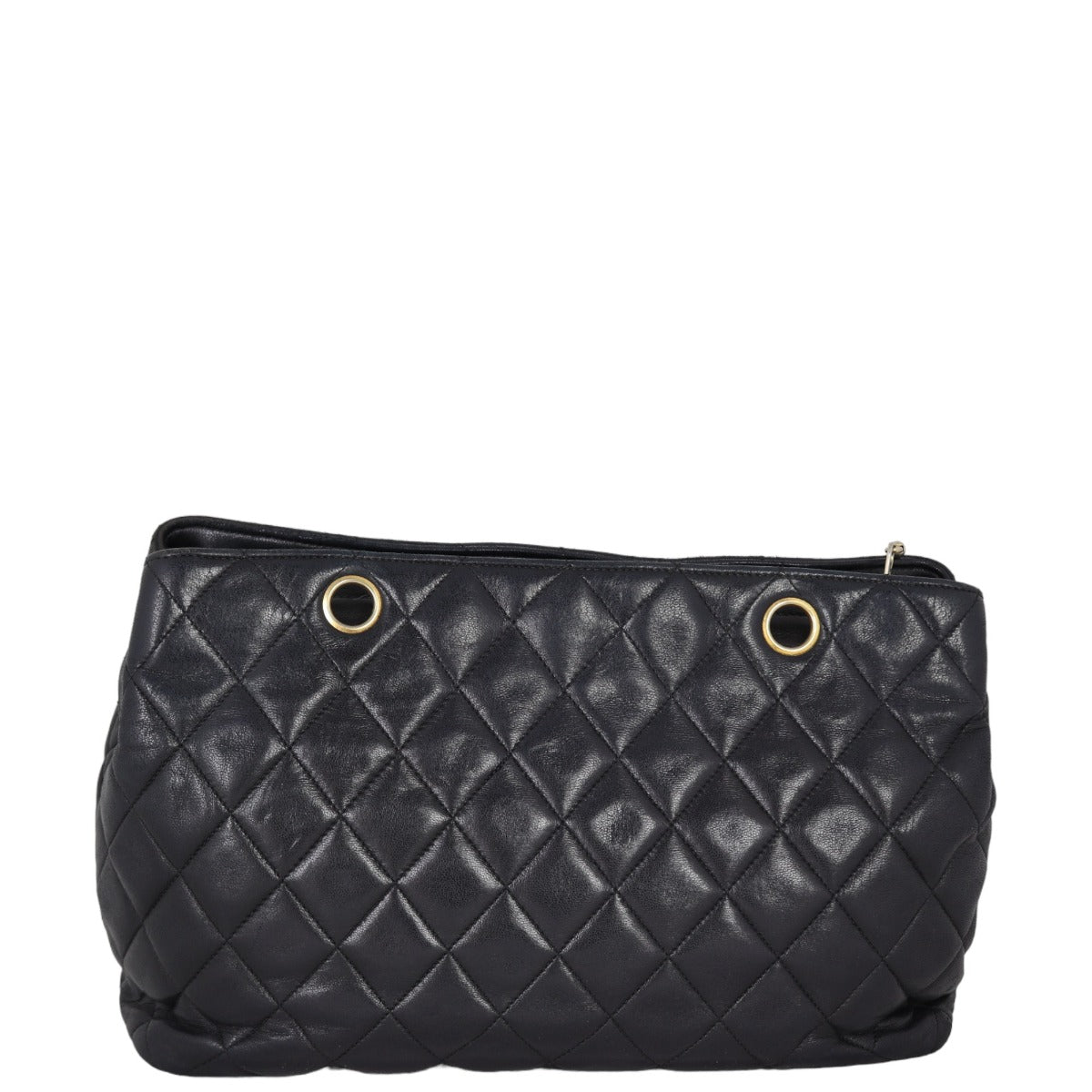 Chanel CC Zip Charm Tote Quilted Tote Bag