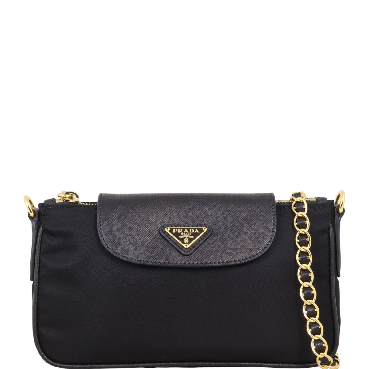 Prada Tessuto Saffiano Crossbody Handbag Crossbody Bag