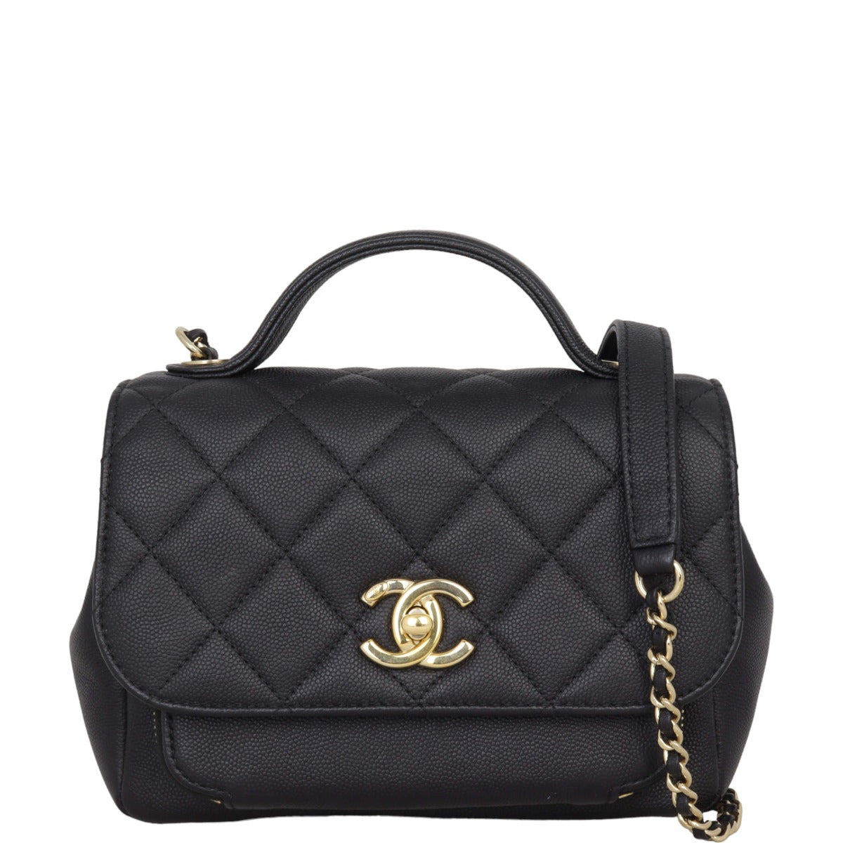 Chanel Business Affinity Bag Hardware Gold Small Handbag