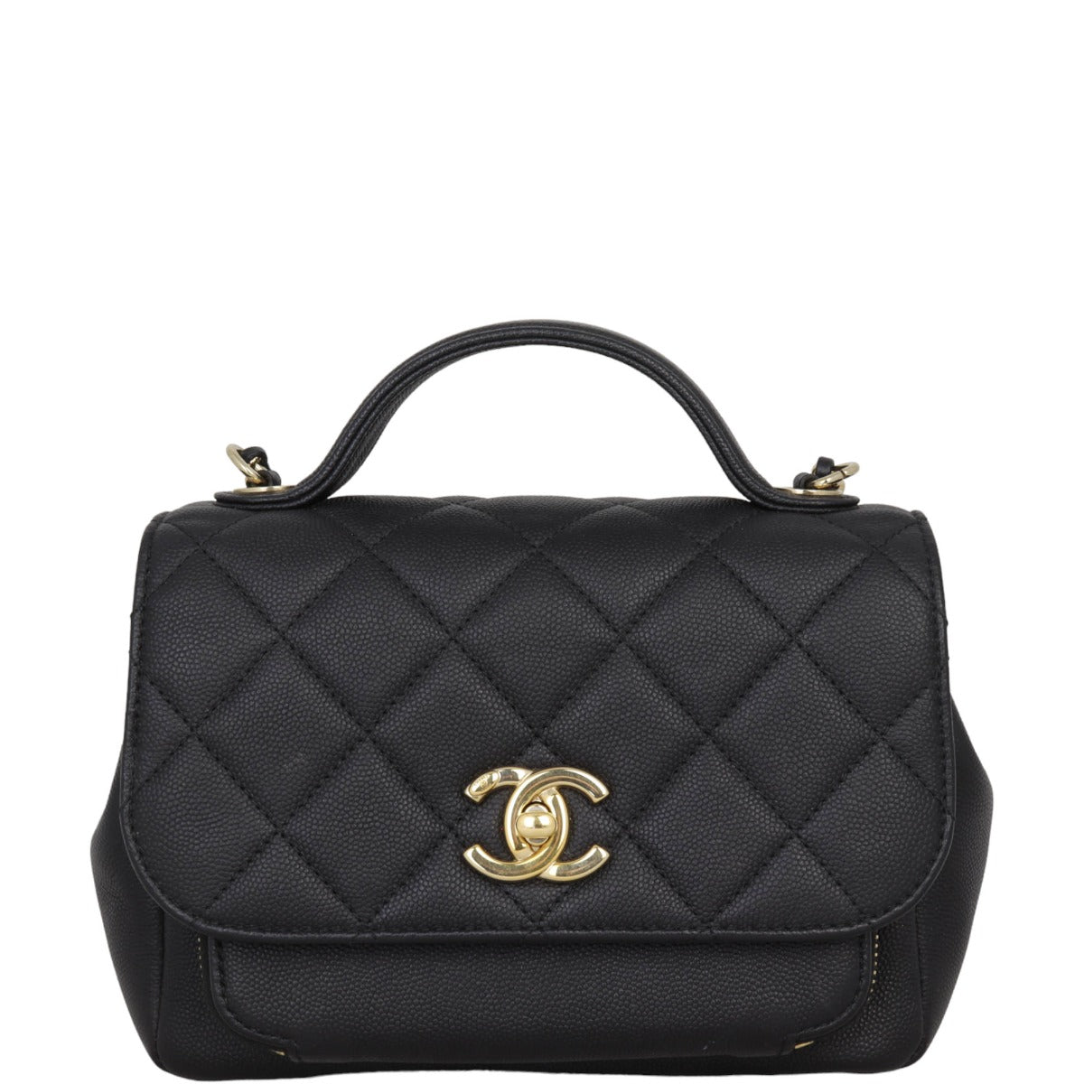 Chanel Business Affinity Bag Hardware Gold Small Handbag