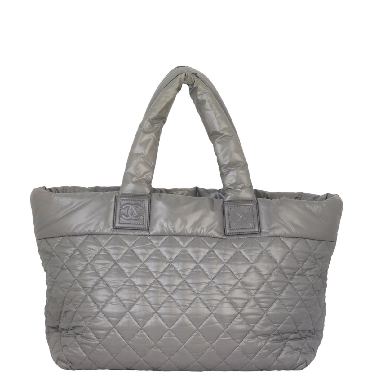 Chanel Coco Cocoon Reversible Tote Grey Green Tote Bag