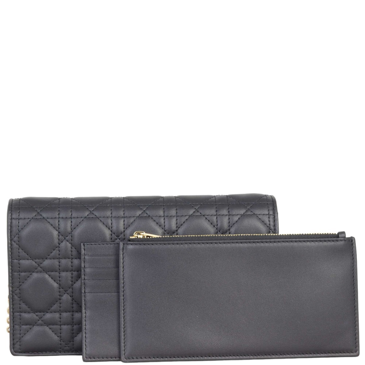 Dior Lady Cannage Pouch Handbag Travel Bag