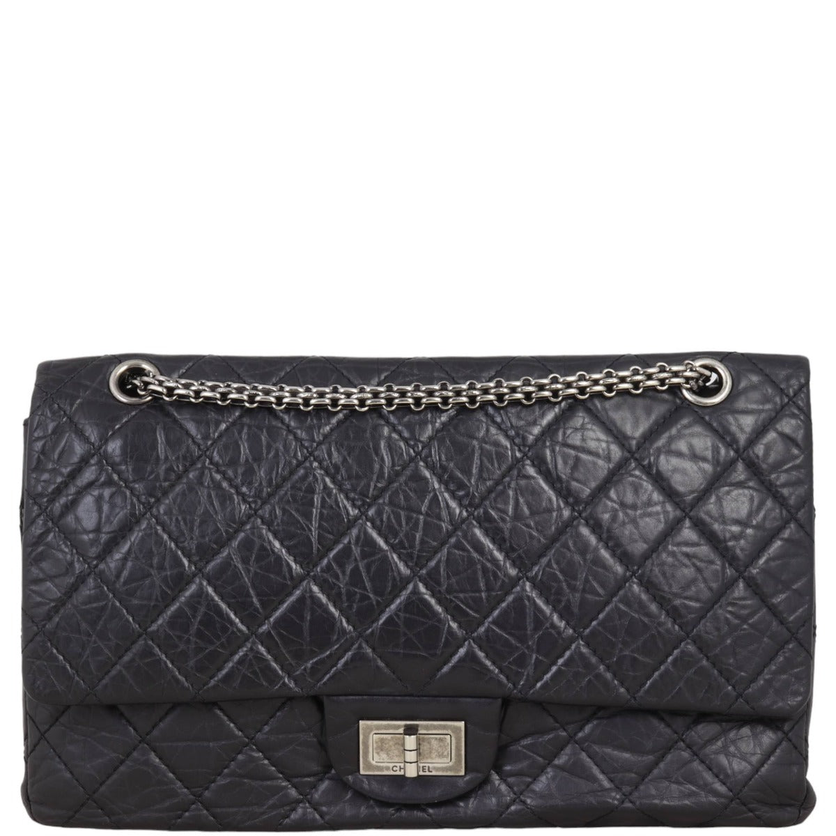 Chanel 2.55 Reissue 227 Double Bag 12 Series Flap Handbag
