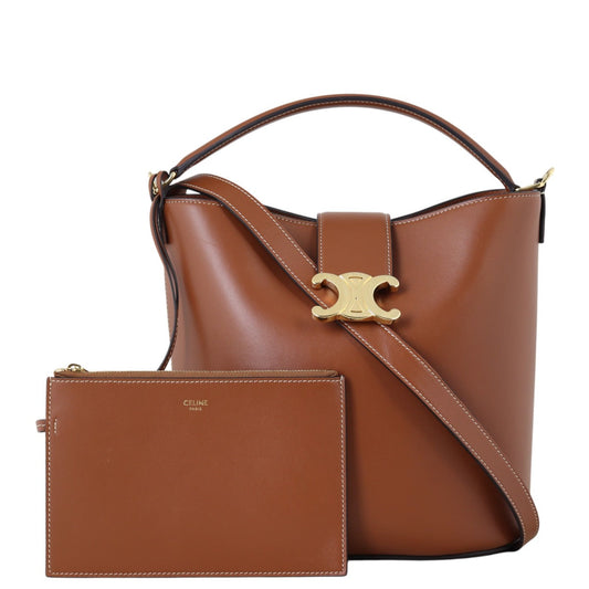 Celine Louise Triomphe Bag Medium Bucket Bucket Bag