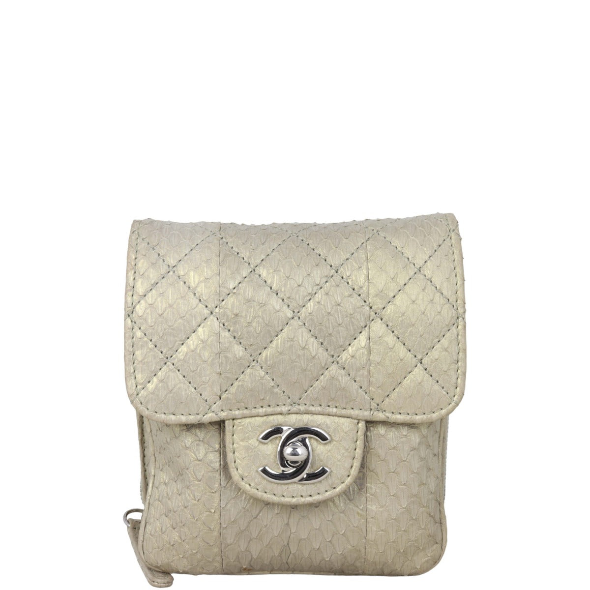 Chanel Python Bag Extra Diamond Gold Mini Mini Bag