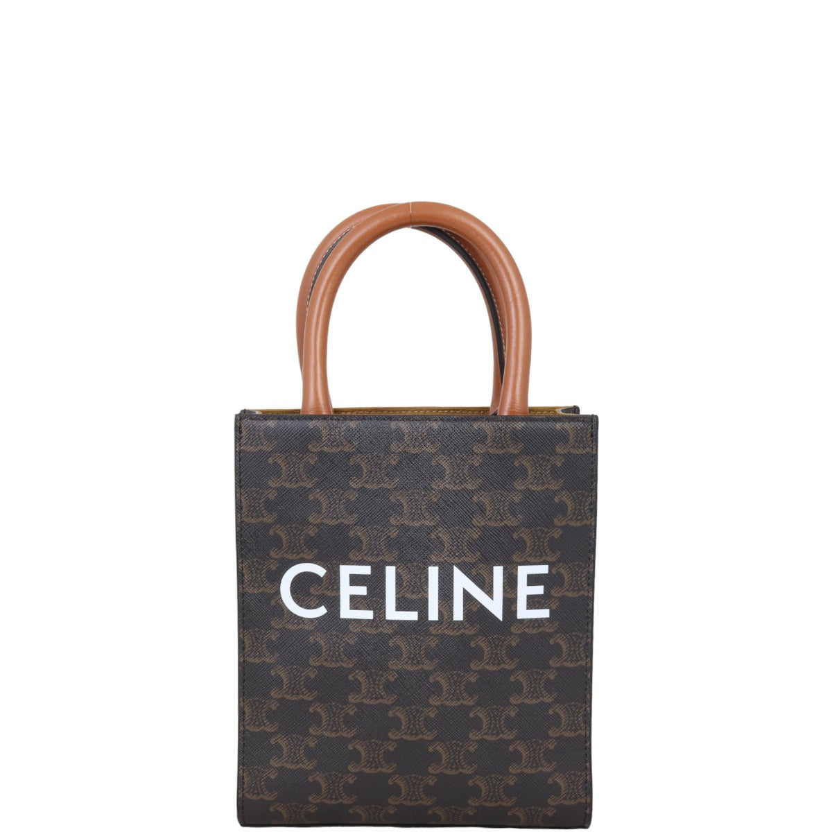 Celine Triomphe Vertical Cabas Tote Handbag Mini Tote Bag