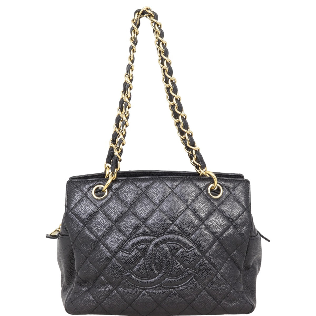 Chanel Petite Timeless Shopping Tote Black Tote Bag