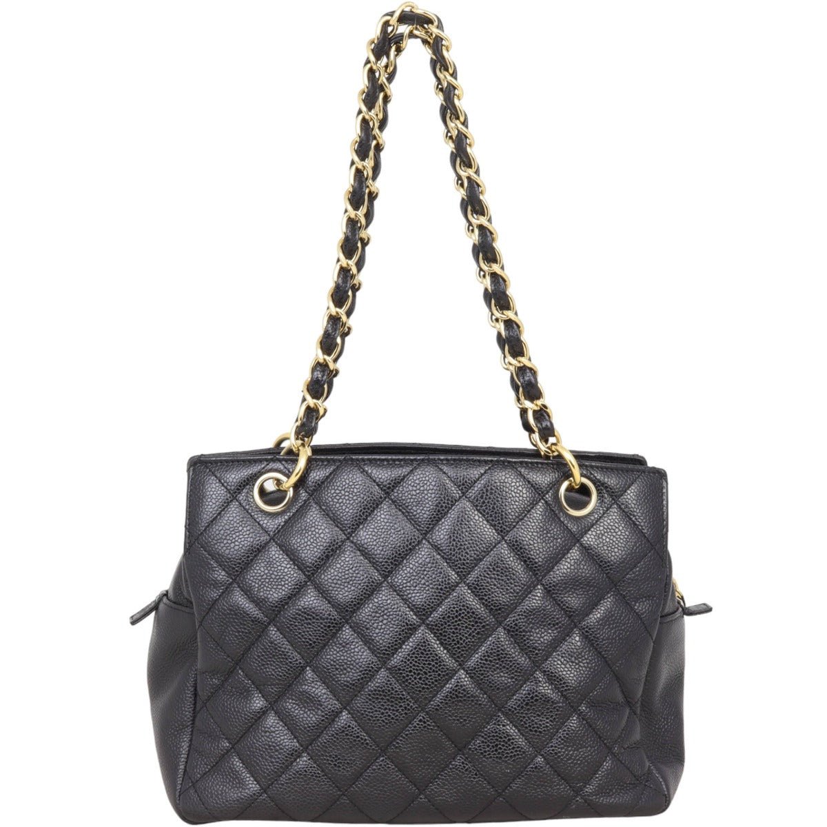Chanel Petite Timeless Shopping Tote Black Tote Bag