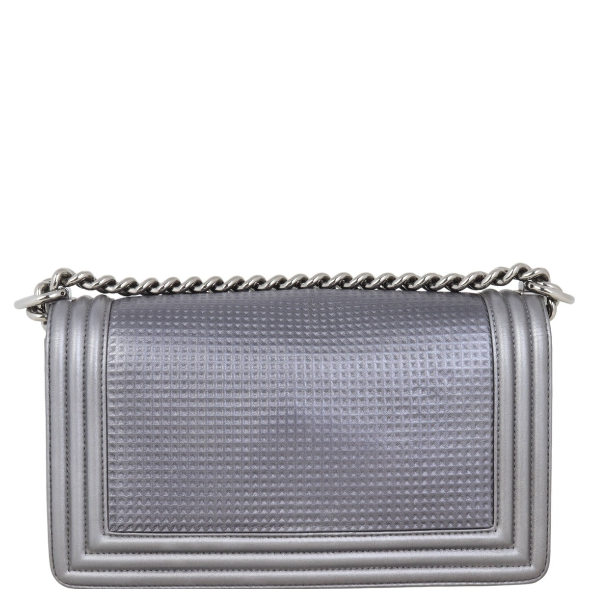 Chanel Boy Cube Old Metallic Handbag Medium