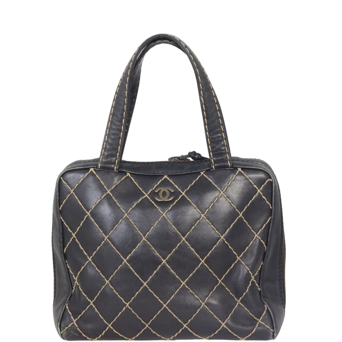 Chanel Wild Stitch Tote Black Tote Bag