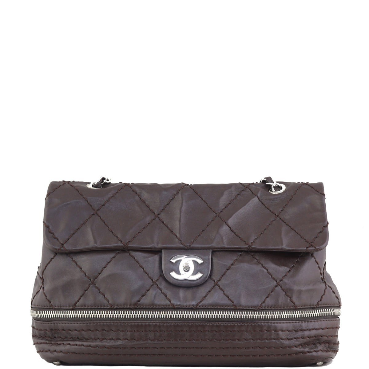 Chanel CC Expandable Ligne Bag Flap Handbag