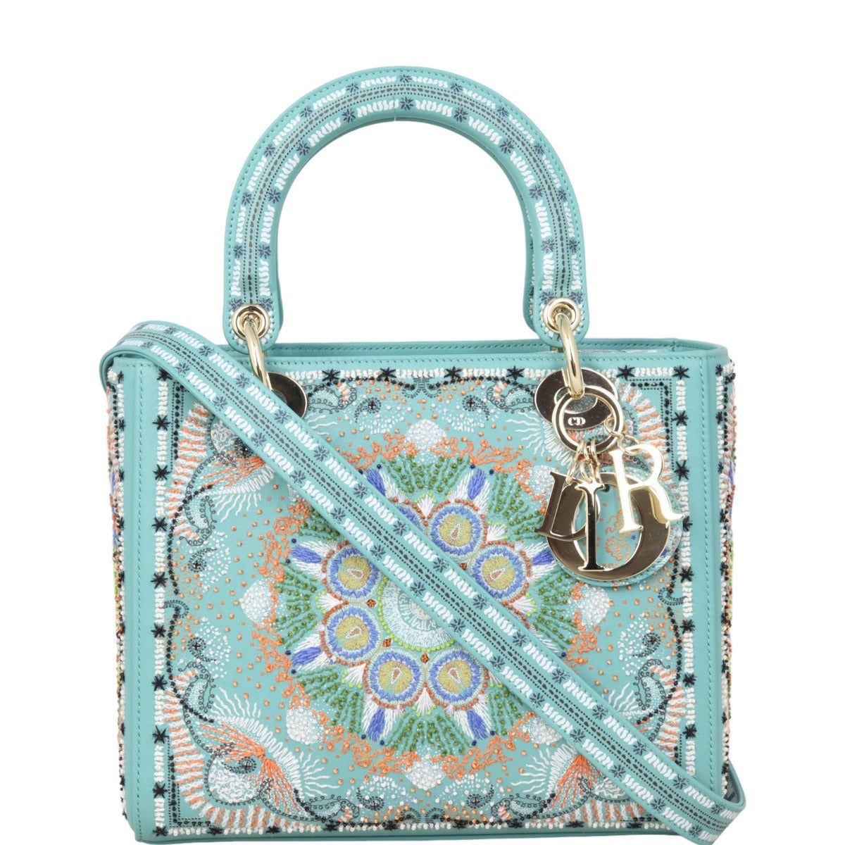 Dior Lady In Lights Handbag Medium Travel Bag