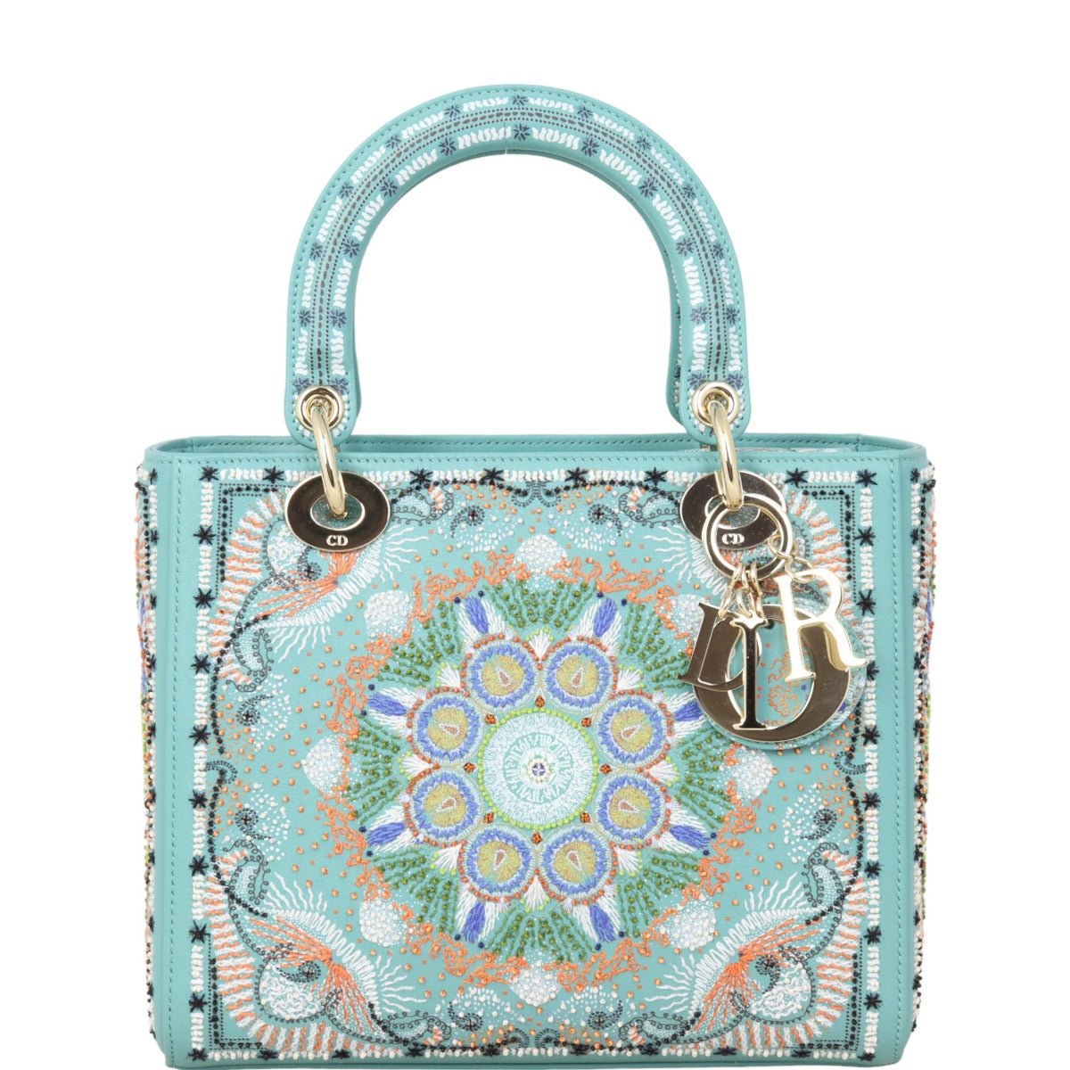 Dior Lady In Lights Handbag Medium Travel Bag