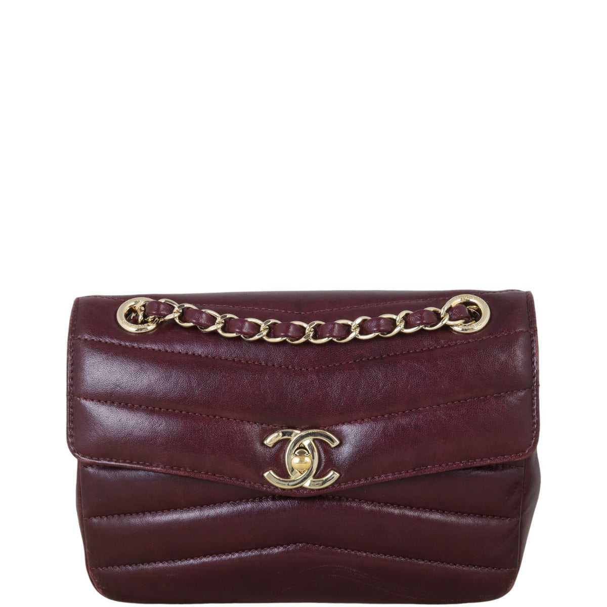 Chanel Chevron Miroir Bag Small Flap Shoulder Bag