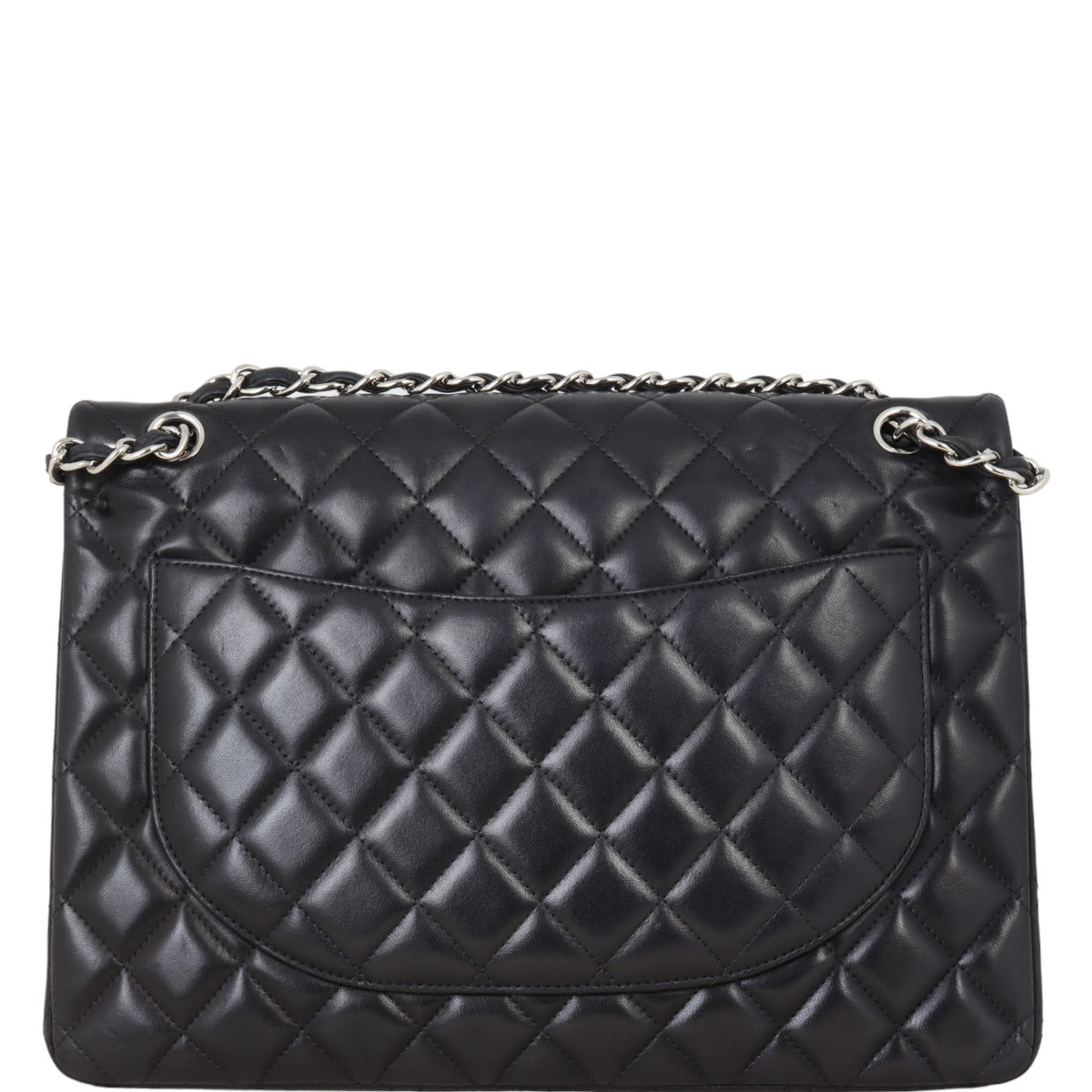 Chanel Classic Double Maxi Handbag Black Flap