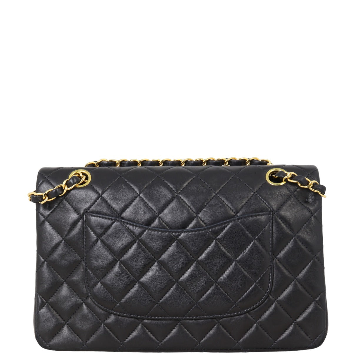 Chanel Classic Double Lambskin Handbag Medium Flap