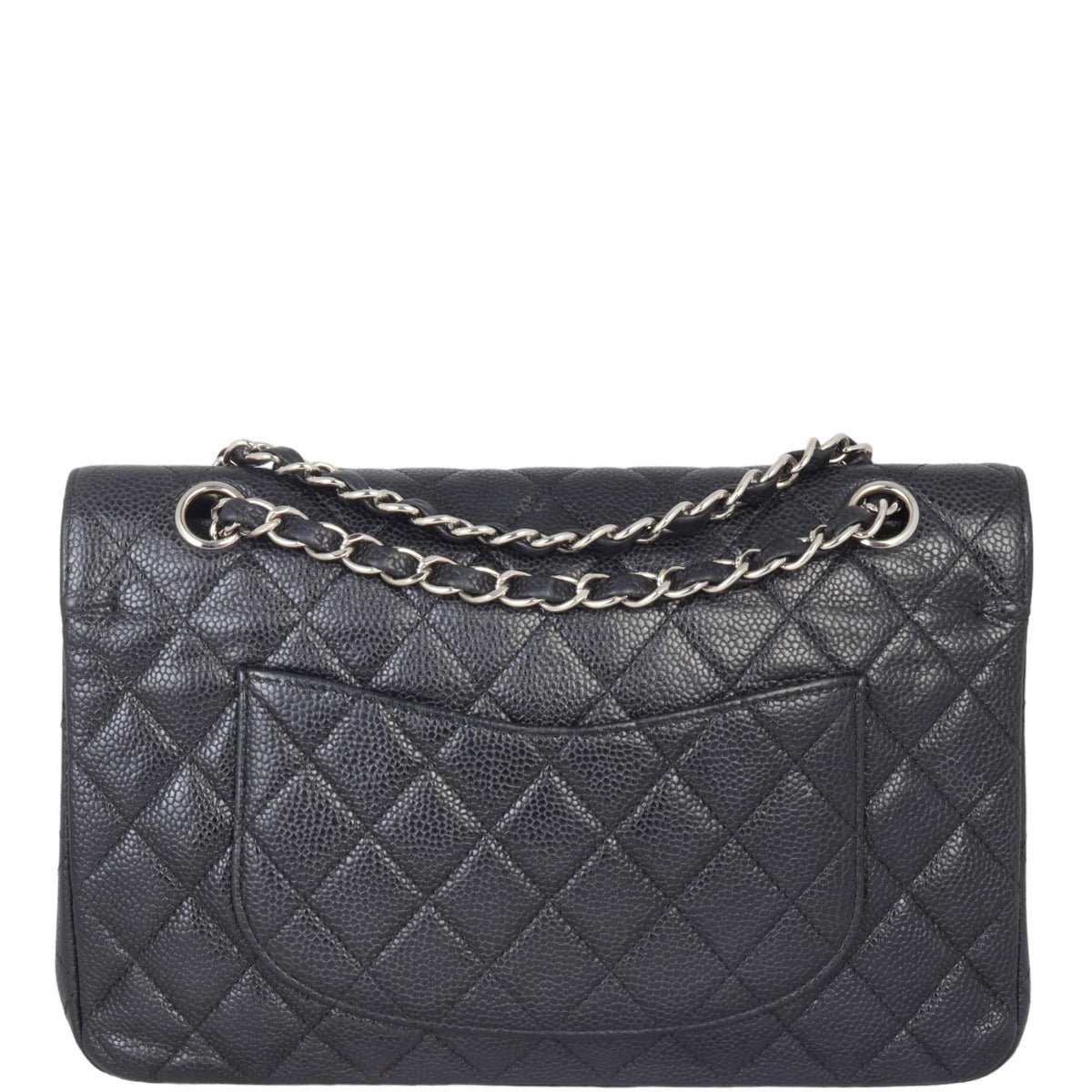 Chanel Classic Double Caviar 12 Series Handbag Medium Flap