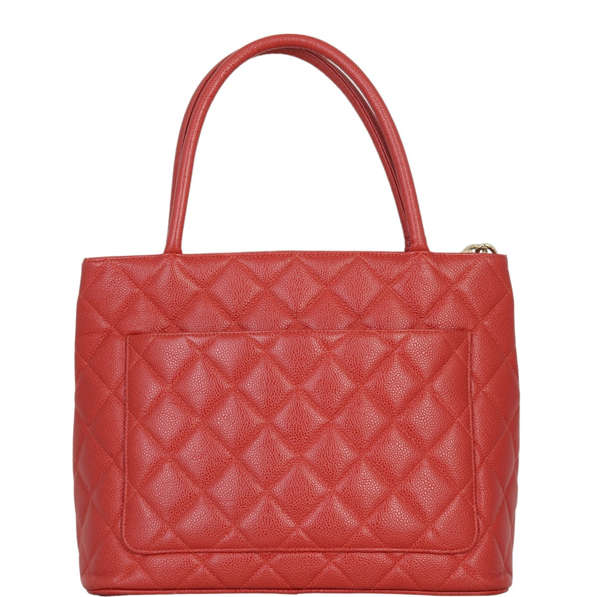 Chanel Medallion Tote Red Tote Bag