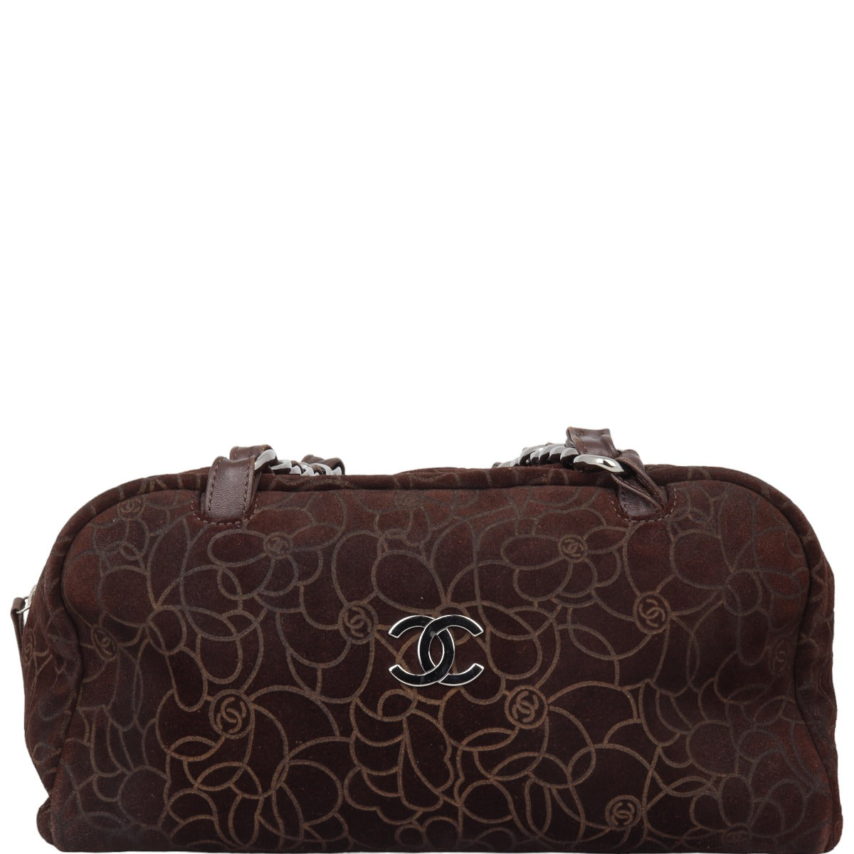 Chanel Camellia Bowling Bag Handbag