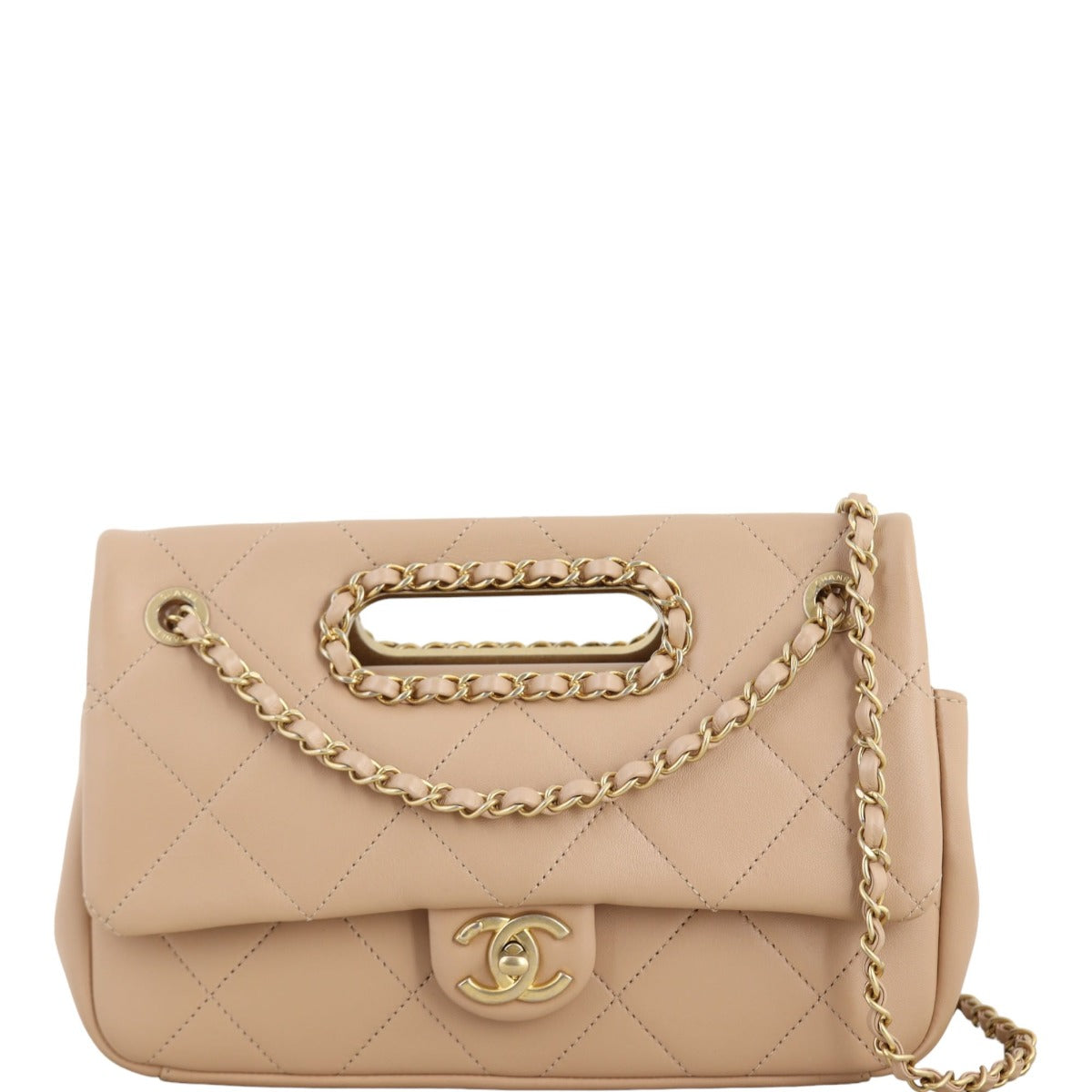Chanel A Real Catch Bag Flap Handbag