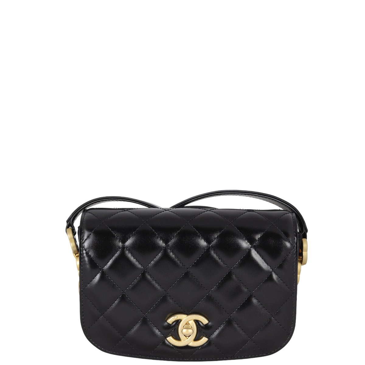 Chanel CC Messenger Bag Black Mini
