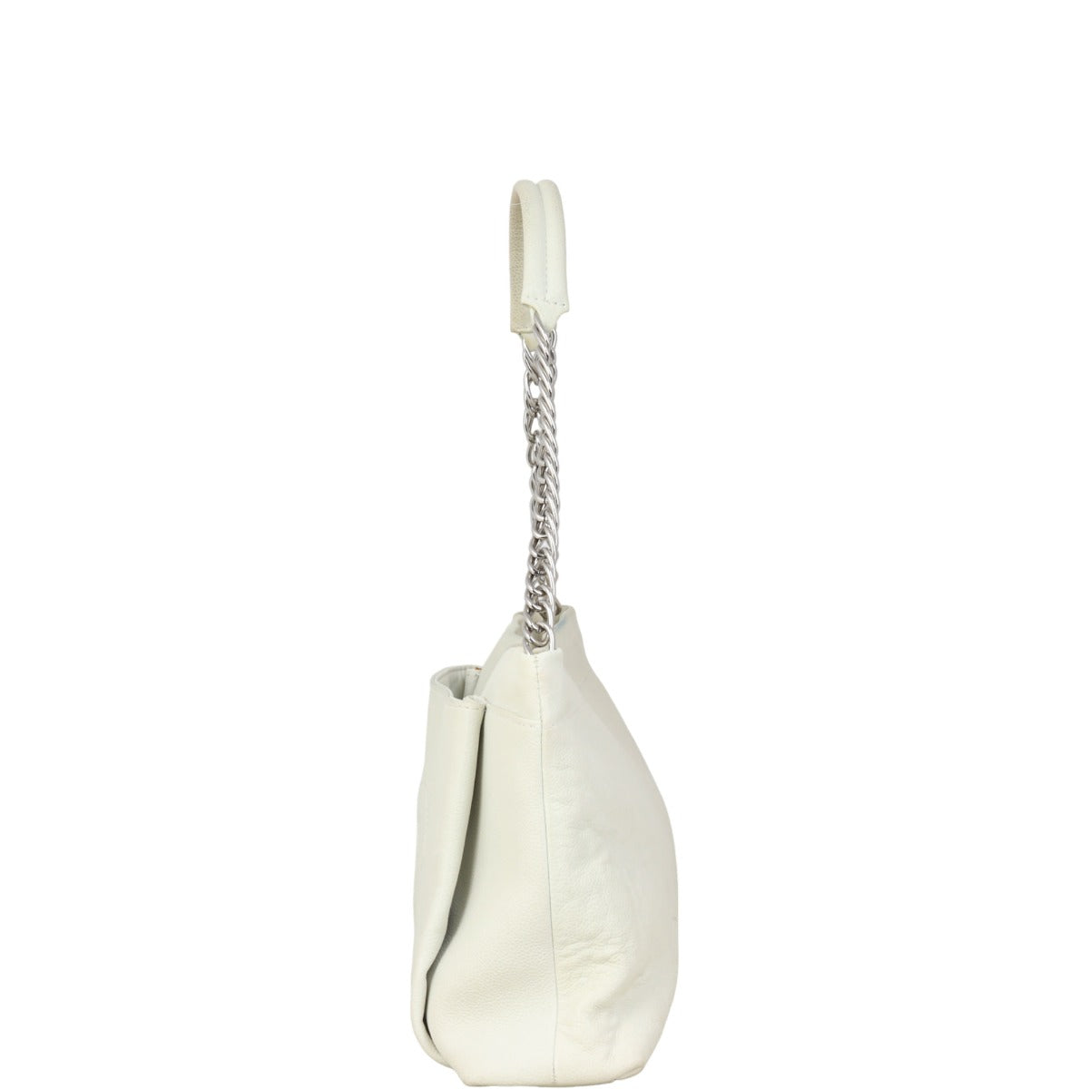 Chanel CC Timeless Shopping Tote White Cream Tote Bag
