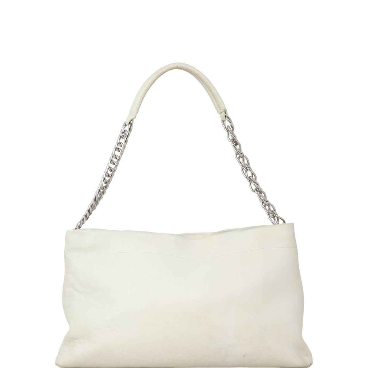 Chanel CC Timeless Shopping Tote White Cream Tote Bag