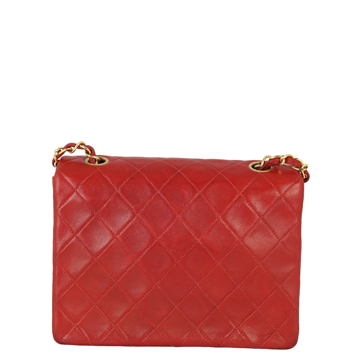 Chanel CC Bag Red Flap Handbag