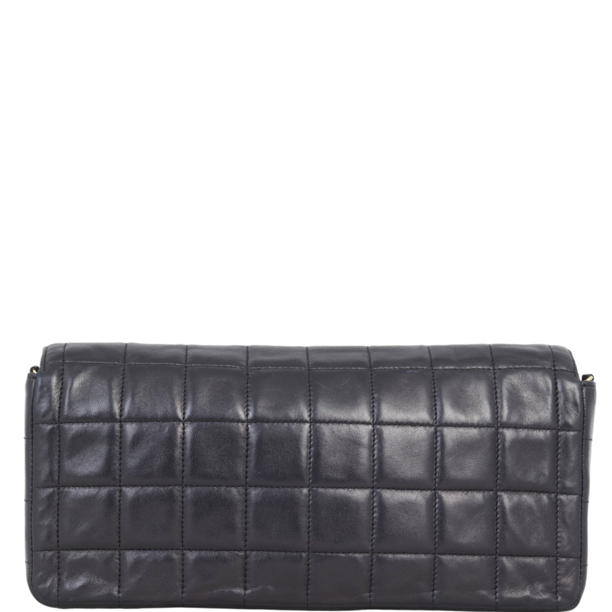 Chanel East-West Chocolate Bar Bag Black Flap Handbag
