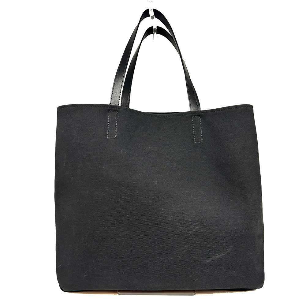 Prada Monkey Tote Bag Canvas Black Logo