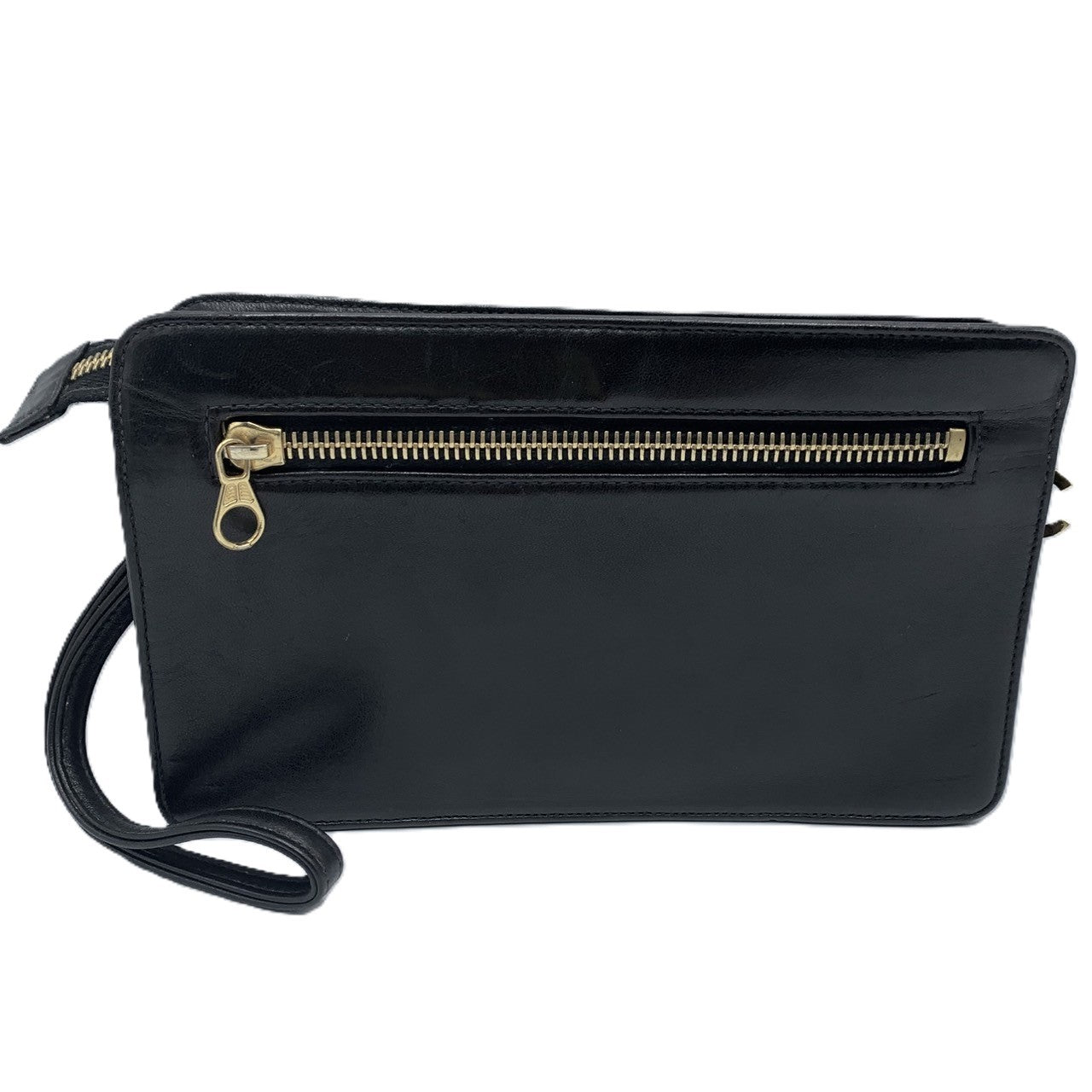 Chanel Leather Clutch Bag Black