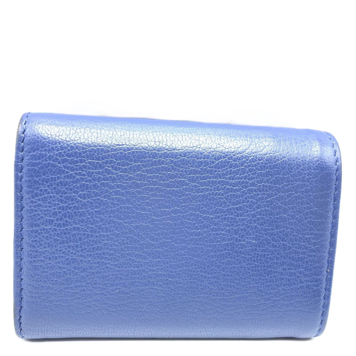 Chanel Leather Lucky Flower Tri-Fold Wallet