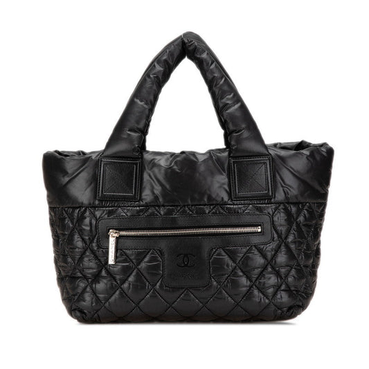 Chanel Coco Cocoon Matelasse Nylon Leather Handbag