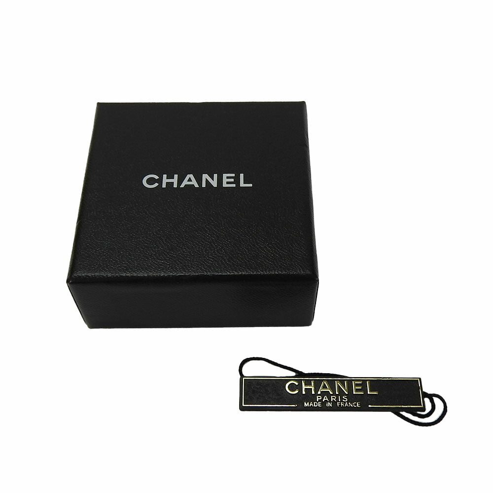 Chanel Pierce Plastic Black Jewelry