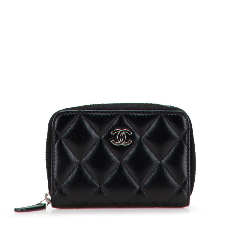 Chanel Classic Zip Coin Purse Lambskin Coin Purse Bag