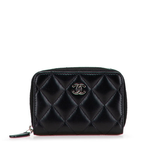 Chanel Classic Zip Coin Purse Lambskin Coin Purse Bag