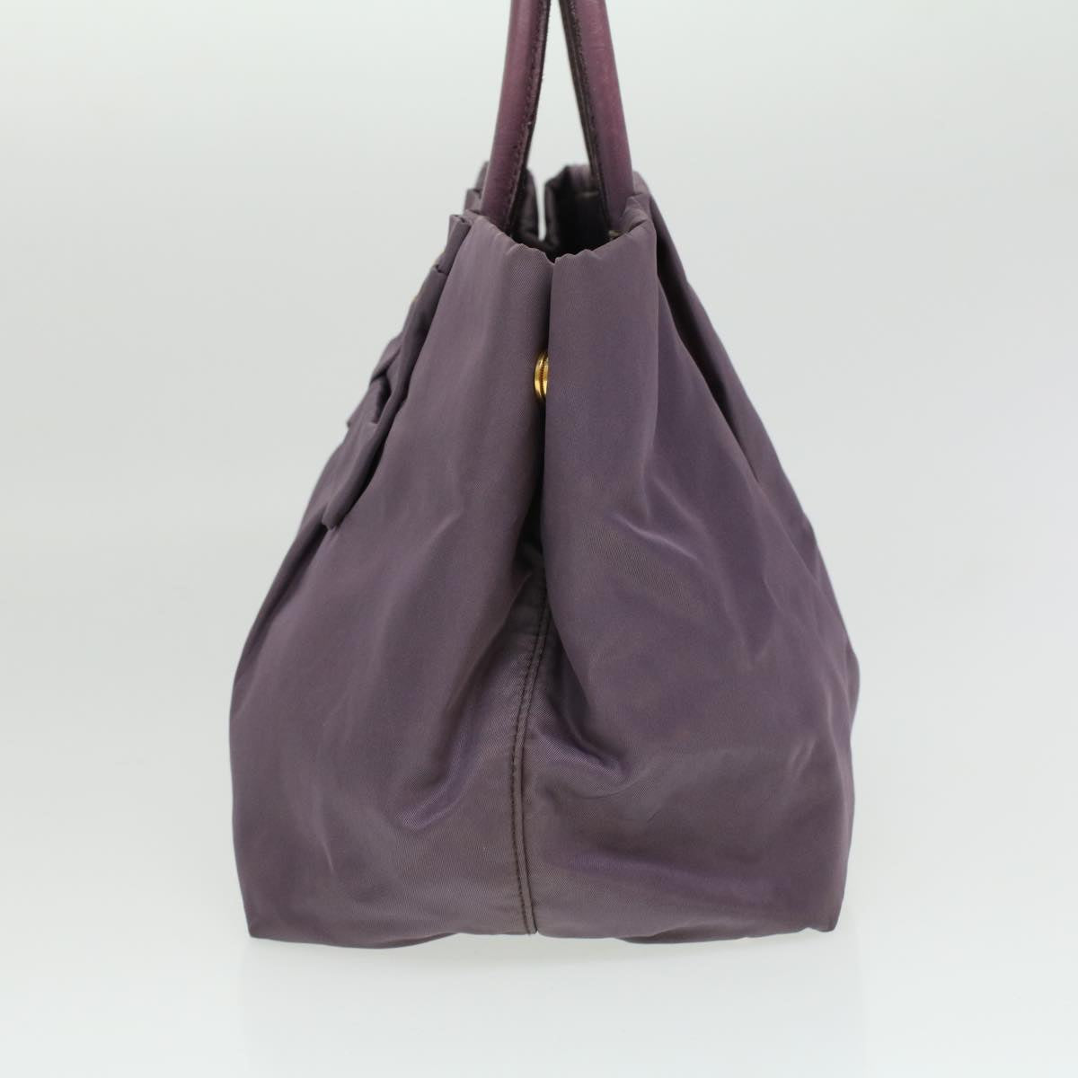 Prada Hand Bag Nylon Purple Travel Bag Nylon Purple Jk3011